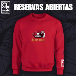 SUDADERA QUINTO X ROGER (SIN PARTE TRASERA)